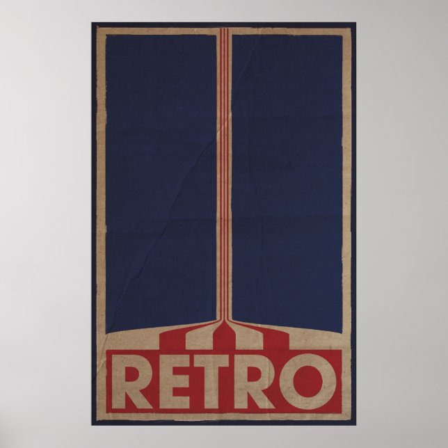 Póster Design de Estilo Retroativo (Frente)