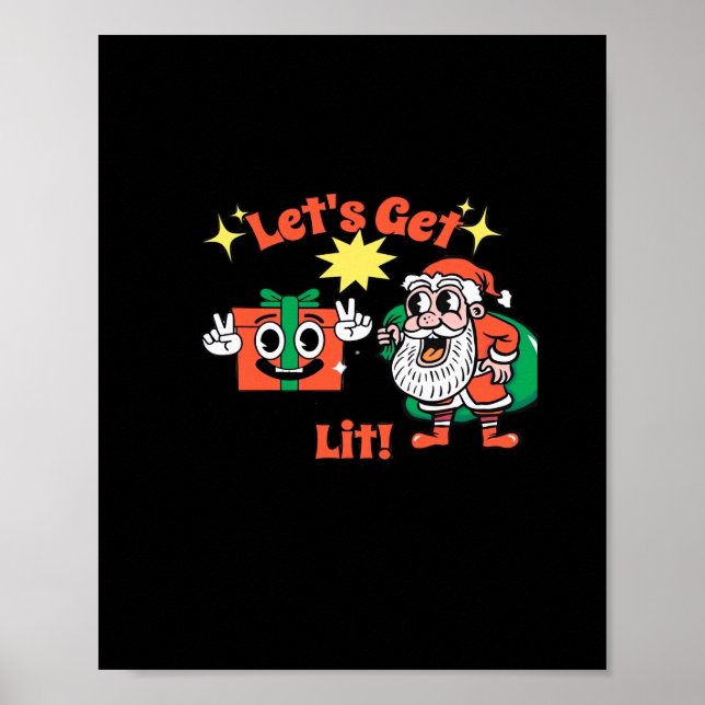 Poster Design de Festa de Natal - Vamos fica clássico (Frente)