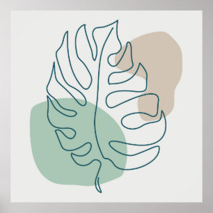 Poster design de folha ouro