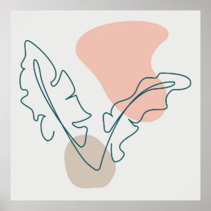 Poster design de folha ouro