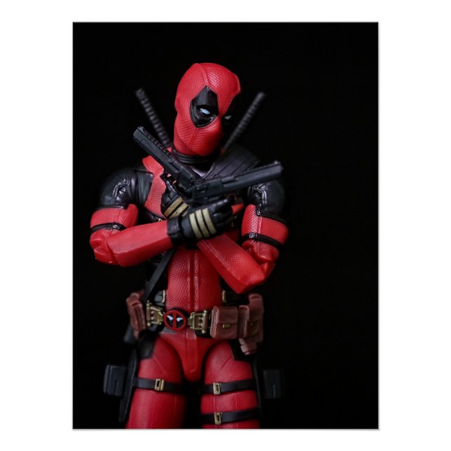 Póster design de Fotografia com Super Herói legal (Frente)