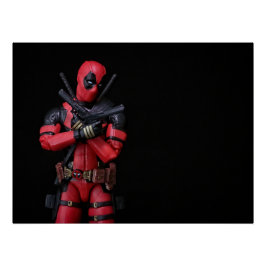 Póster design de Fotografia com Super Herói legal