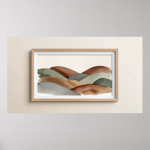 Poster Design de Frame Tv