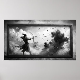 Poster Design de Frame Tv