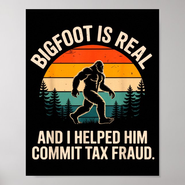 Poster Design de Fraude Fiscal de Imposto Engraçado para  (Frente)