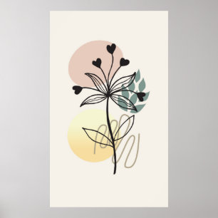 Poster design de fundo moderno