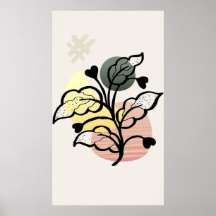 Poster design de fundo moderno