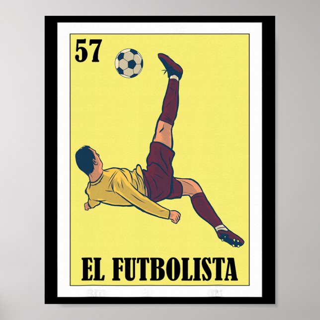 Poster Design de Futebol Mexicano Engraçado - El Futbolis (Frente)