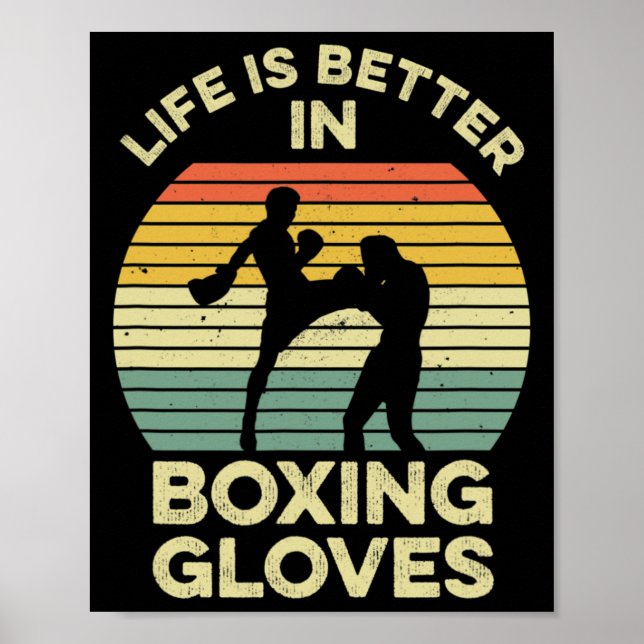 Poster Design de Kickboxing para um lutador de Muay Thai (Frente)