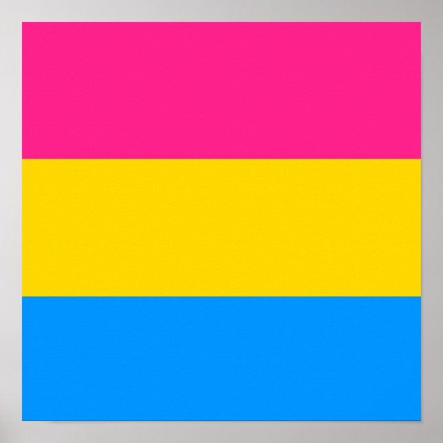 POSTER DESIGN DE LISTRAS DE ORGULHO PANSEXUAL (Frente)