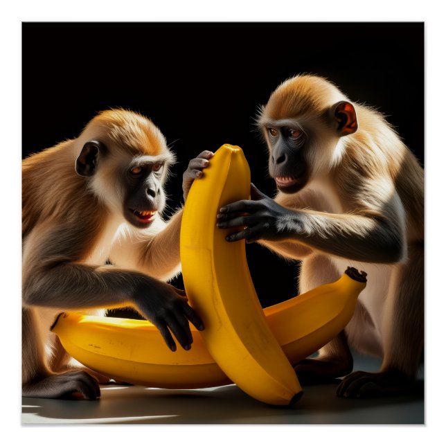 Póster Design de Macaco (Frente)