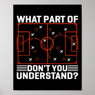 Poster Design de Meme de Quadro de Estratégia de Futebol