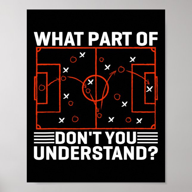 Poster Design de Meme de Quadro de Estratégia de Futebol  (Frente)