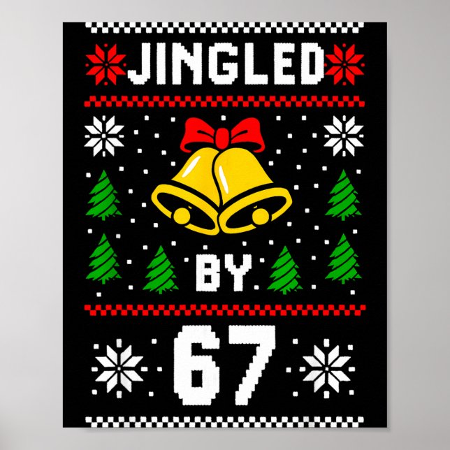 Poster Design de Meme Natal Feio 67 Roupa Divertida Seis  (Frente)