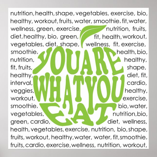 Póster design de motivação malhação (Frente)