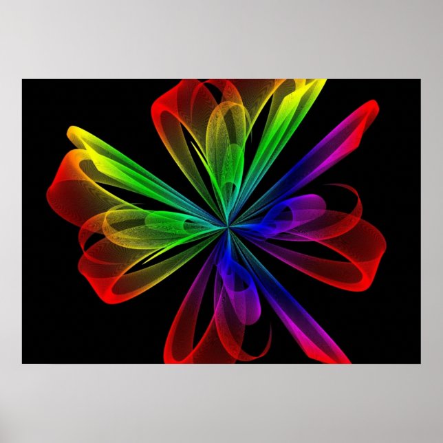 Poster Design de onda frontal abstrato (Frente)