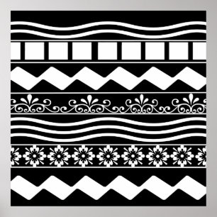 Poster design de padrão abstrato moderno