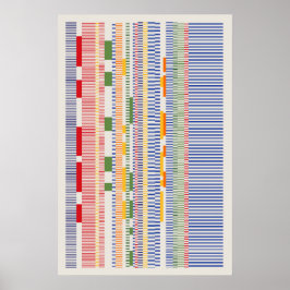 Poster Design de padrão de números de Ramanujan