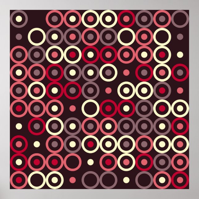 Poster Design de padrão geométrico, arte, gráfico de (Frente)