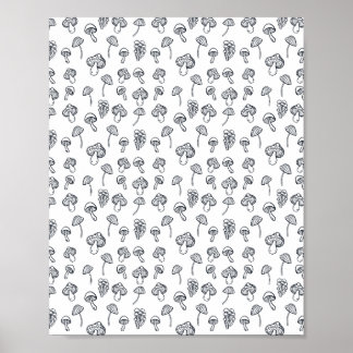 Poster Design de Página de Coloração de Adultos