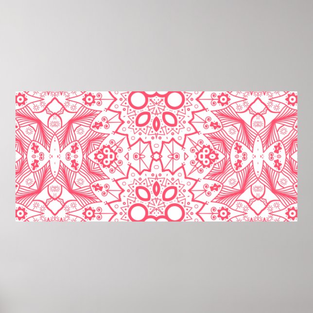 Poster design de papel de parede de fundo abstrato e padr (Frente)