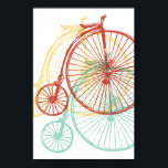 Póster Design de peido de penny antigo<br><div class="desc">Um design de bicicleta antigo</div>