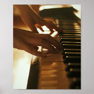 Poster Design de Piano Incrível
