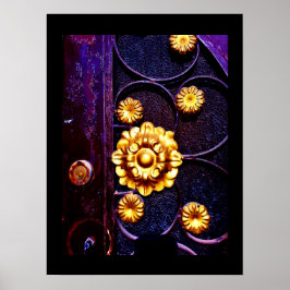 Poster Design de porta flexível