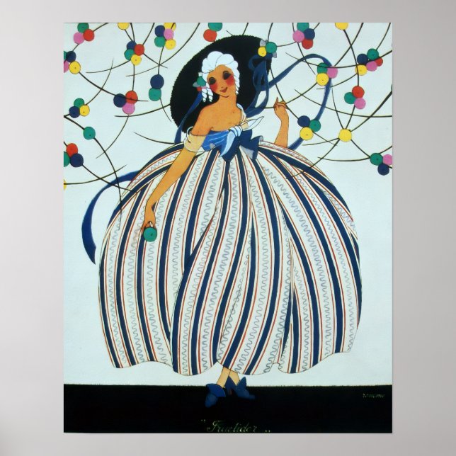 POSTER DESIGN DE ROUPA DE MODA FEMININA JOVEM CAPRICHOSA (Frente)