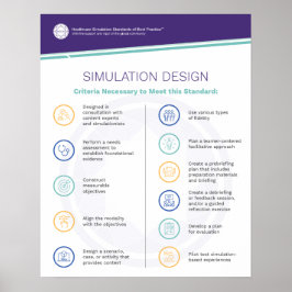 Poster Design de simulação