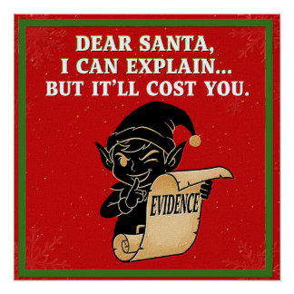 Póster design de slogan de natal engraçado