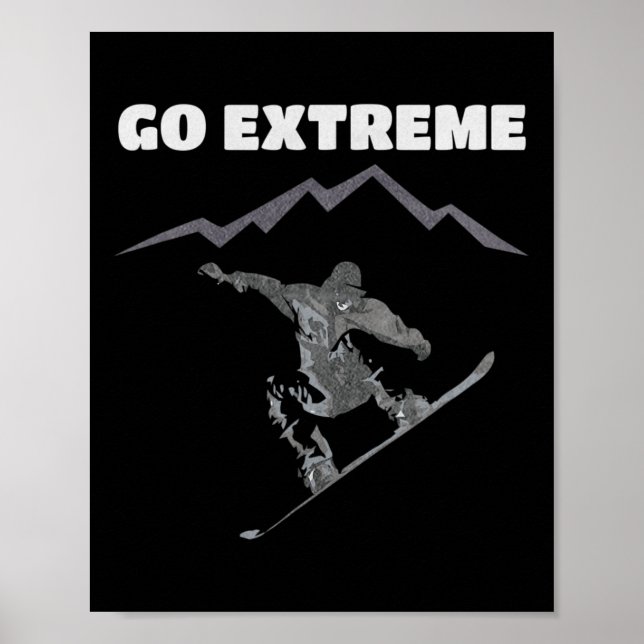 Poster Design de Snowboard legal (Frente)