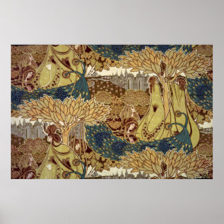 Póster Design de têxteis por Christopher Dresser