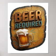Design de texto CERVEJA NECESSÁRIA impressionante