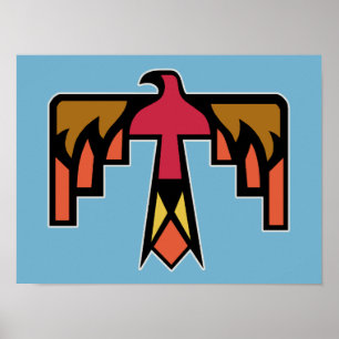 Poster Design de Thunderbird Colorida