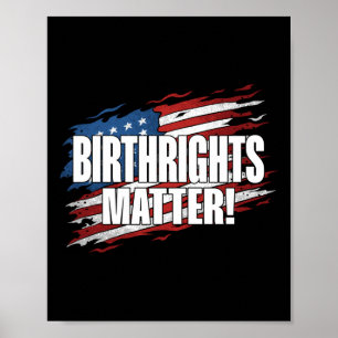 Poster Design de Tipografia Política Birthright S - Equal