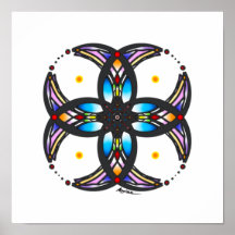 Design de vidro retido