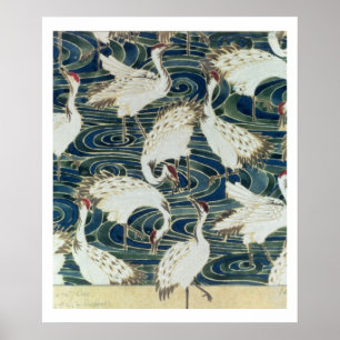 Poster Design de wallpaper, pelo Silver Studio, c.1890