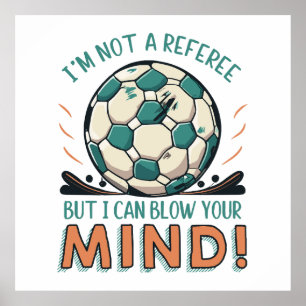 Poster Design Divertido de Futebol