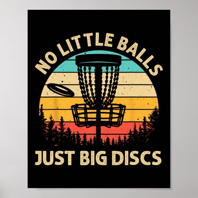 Poster Design Divertido de Golfe de Disco para Homens Mul (Frente)