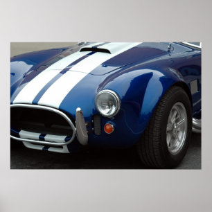 Póster design do carro desportivo