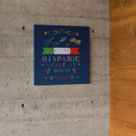 POSTER DESIGN DO MÊS DO PATRIMÔNIO HISPÂNICO NACIONAL