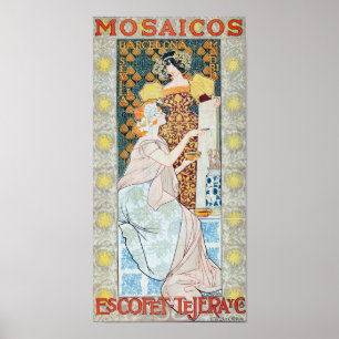 Poster Design do mosaico
