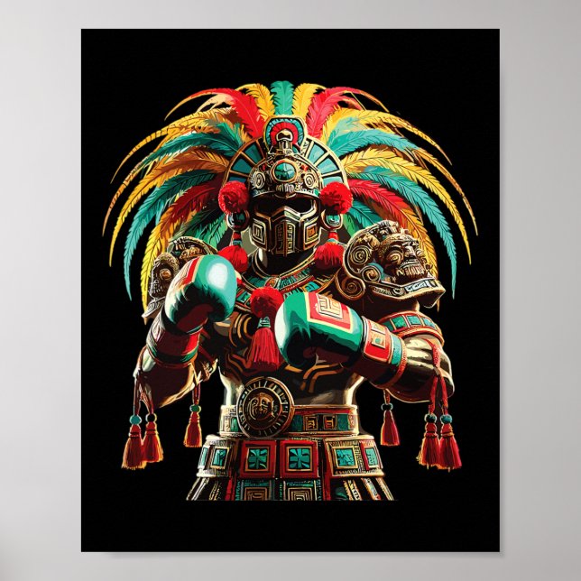 Poster Design do Orgulho Inka de Esportes mexicano em Box (Frente)