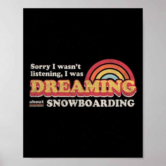 Poster Design do Snowboarder (Frente)