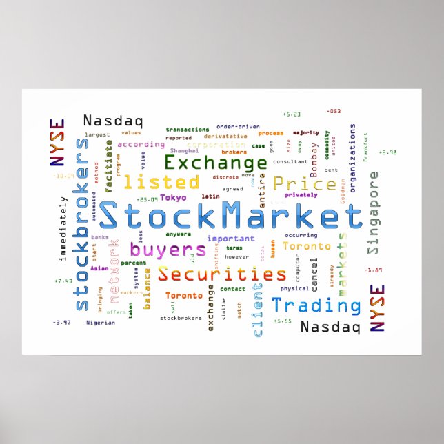 Póster Design do StockMarket (Frente)