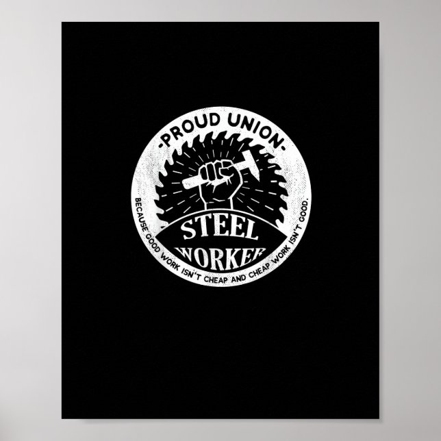 Poster Design do Trabalhador da União - Trabalho de arte  (Frente)