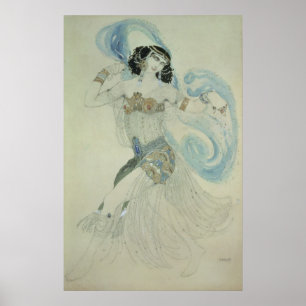 Póster Design do traje para Salome