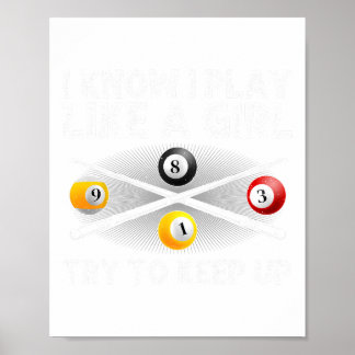 Poster Design Engraçado Para Mulheres Piscina Bilheiras P