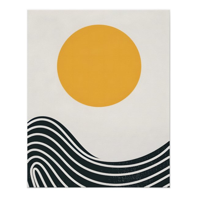 Póster Design Escandinavo Boho Moderno (Frente)